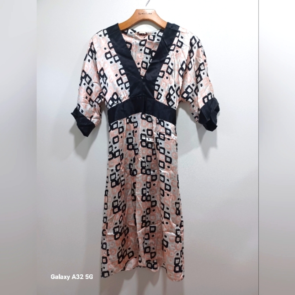 Vintage Kaya Di Koko 100% Silk Dress for women size S